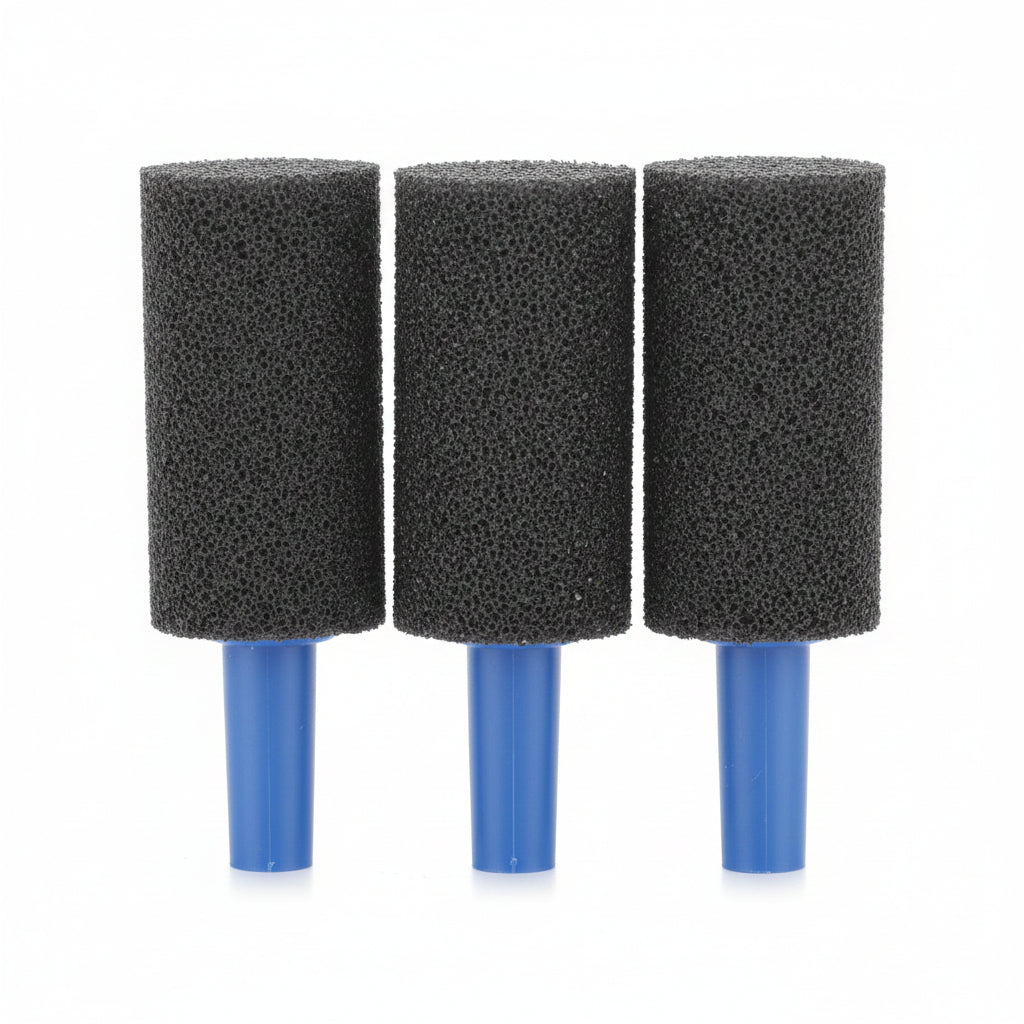 Air stone 1 inch black cylinder