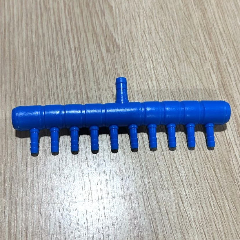 10-Way Air Line Plastic Splitter – Aquarium Aeration Distributor