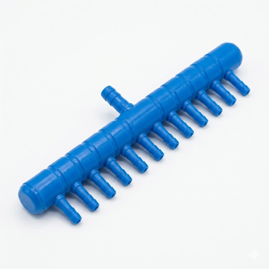 12-Way Air Line Plastic Splitter – Aquarium Aeration Distributor