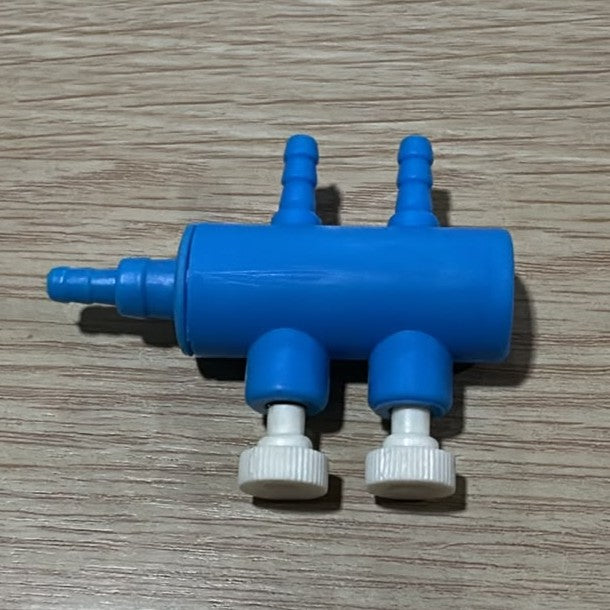 2-Way Air Line Plastic Splitter with Control Valves – Aquarium Aeration Distributor