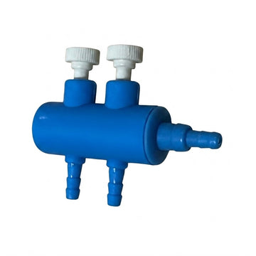 2-Way Air Line Plastic Splitter with Control Valves – Aquarium Aeration Distributor