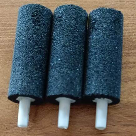 Air Stone 2 inch Cylinder Black