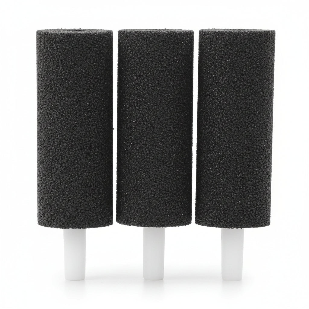 Air Stone 2 inch Cylinder Black