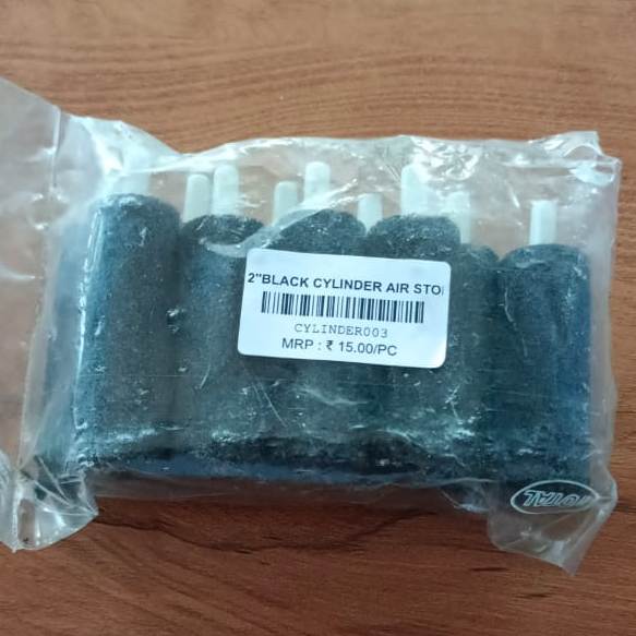 Air Stone 2 inch Cylinder Black - 2