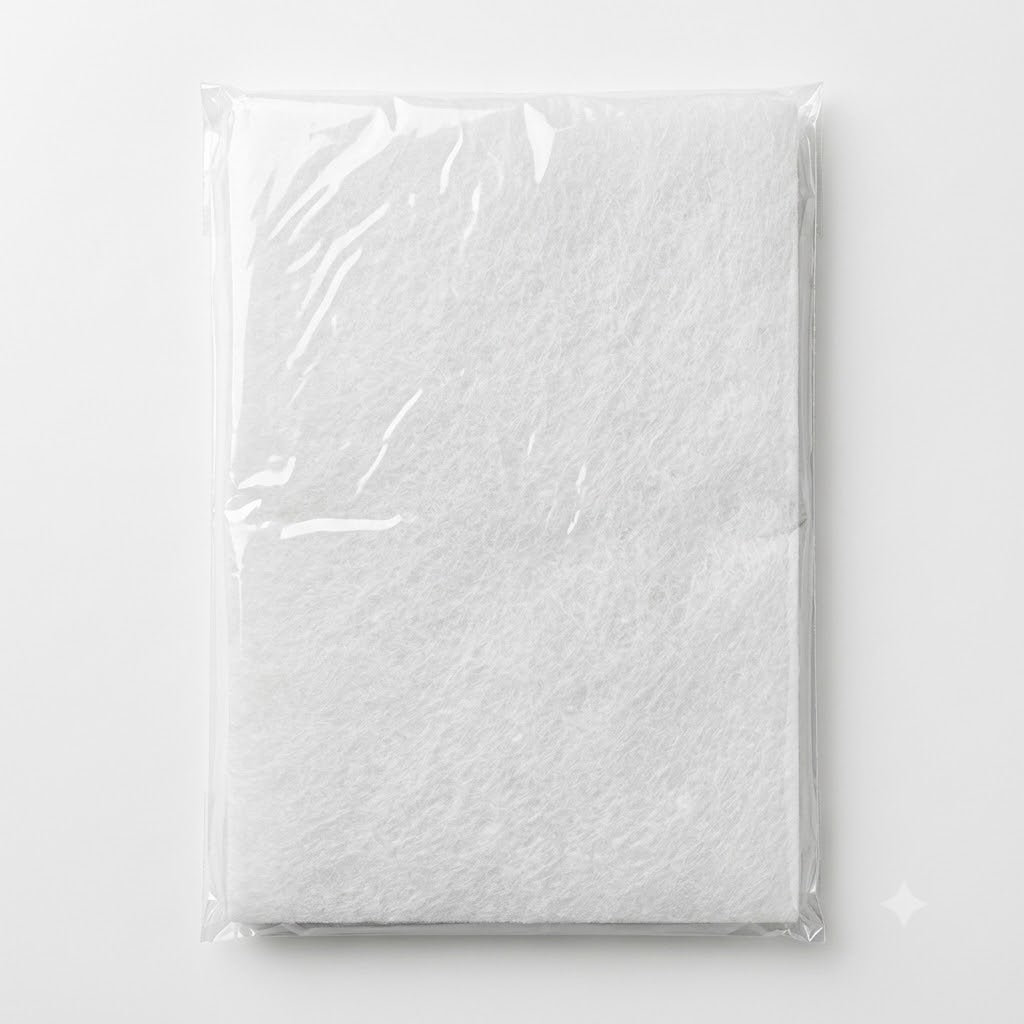 2-in-1 Premium White Aquarium Filter Sponge Sheet (50 x 32 cm)