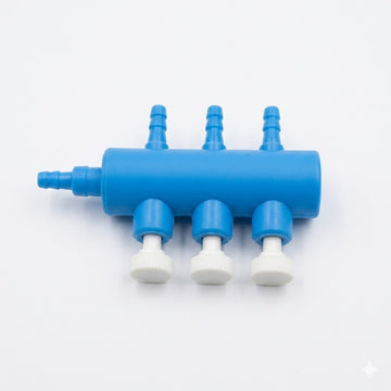 3-Way Air Line Plastic Splitter with Control Valves – Aquarium Aeration Distributor