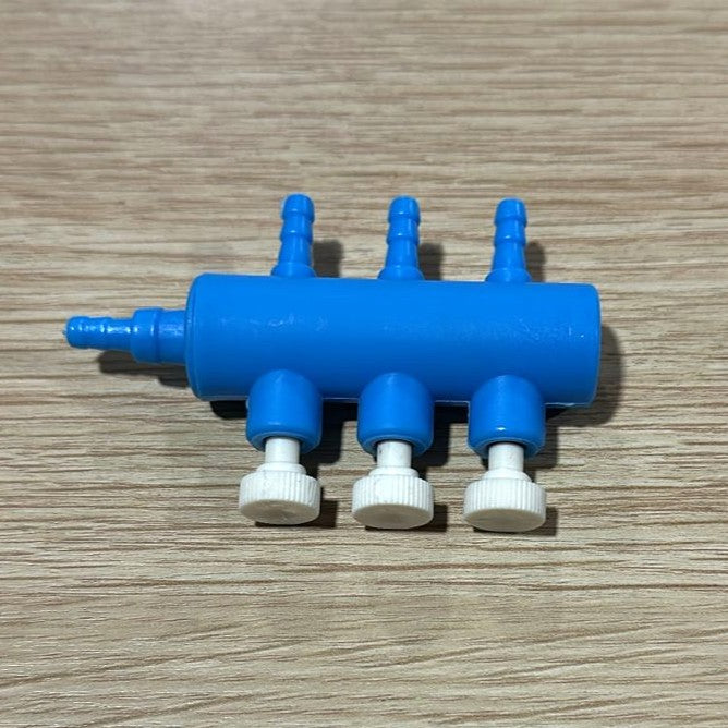 3-Way Air Line Plastic Splitter with Control Valves – Aquarium Aeration Distributor