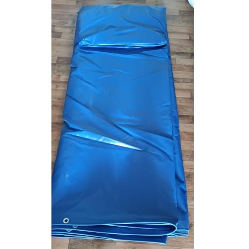 4 Diameter 550 GSM PVC Coated Blue Nylon Sheet for Biofloc Fish Farming - 5