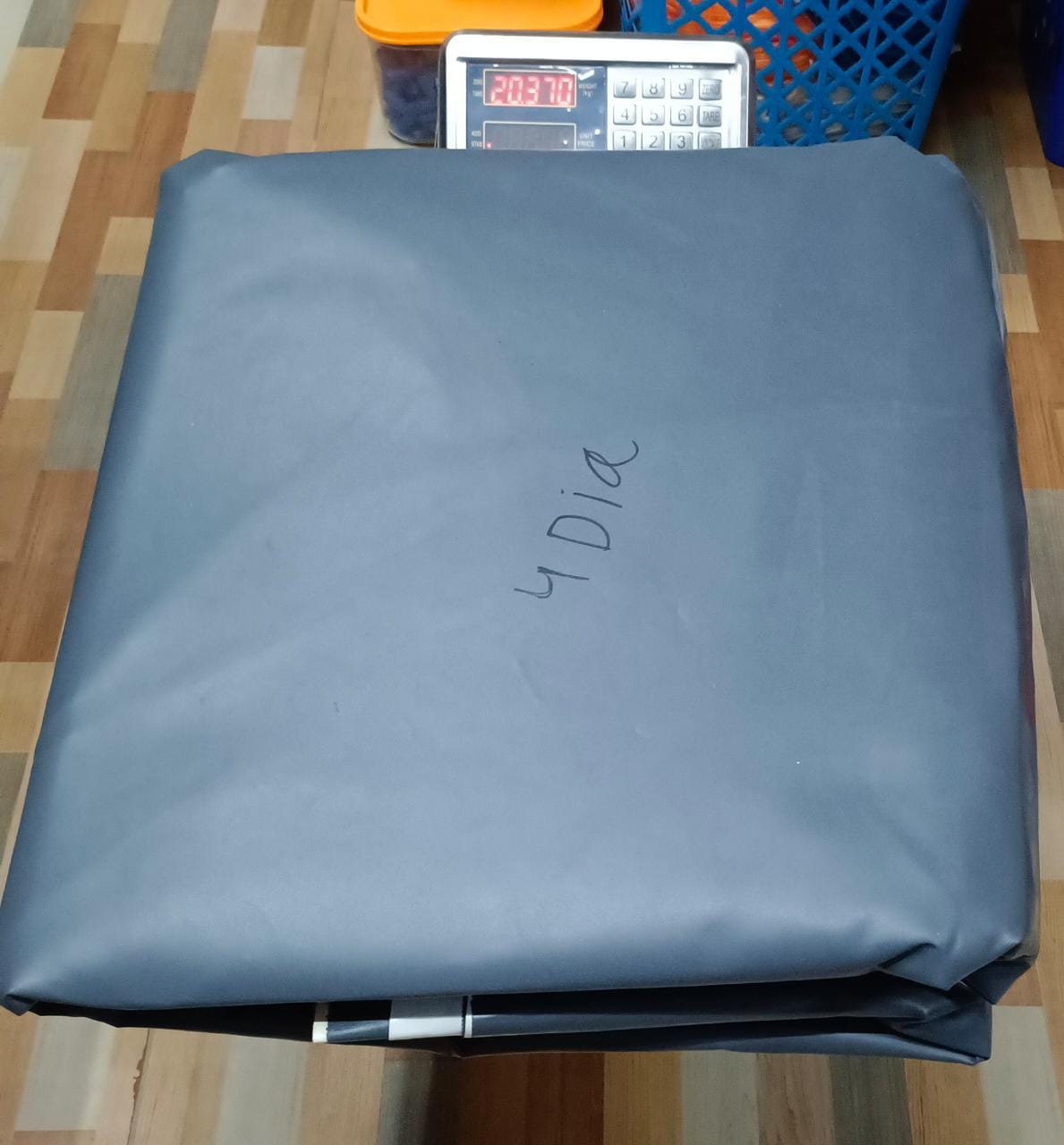 4 Diameter 550 GSM PVC Coated Nylon Sheet for Biofloc Fish Farming - 2