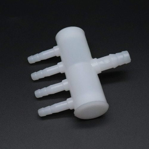 4-Way Air Line Plastic Splitter for Aquariums - 4