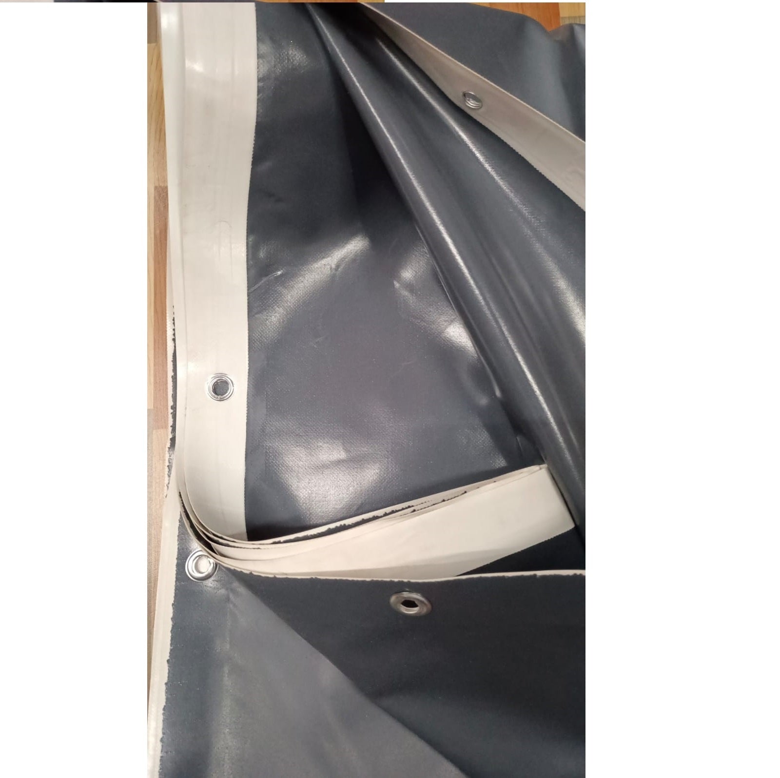 5 Diameter 550 GSM PVC Coated Nylon Sheet for Biofloc Fish Farming - 5