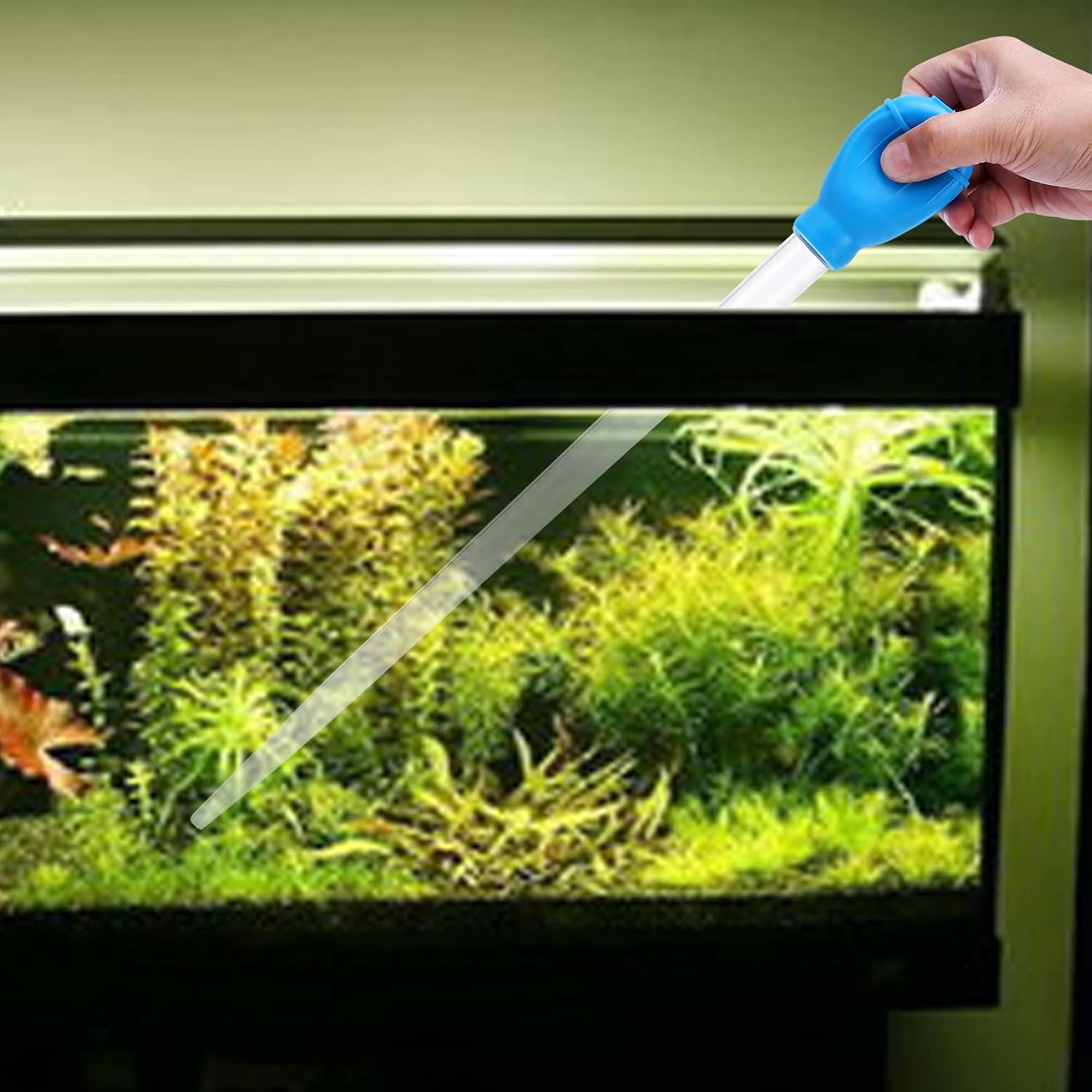 50ML Aquarium Pipette Dropper - Coral Feeder & Gravel Cleaner (17.7 Inch)