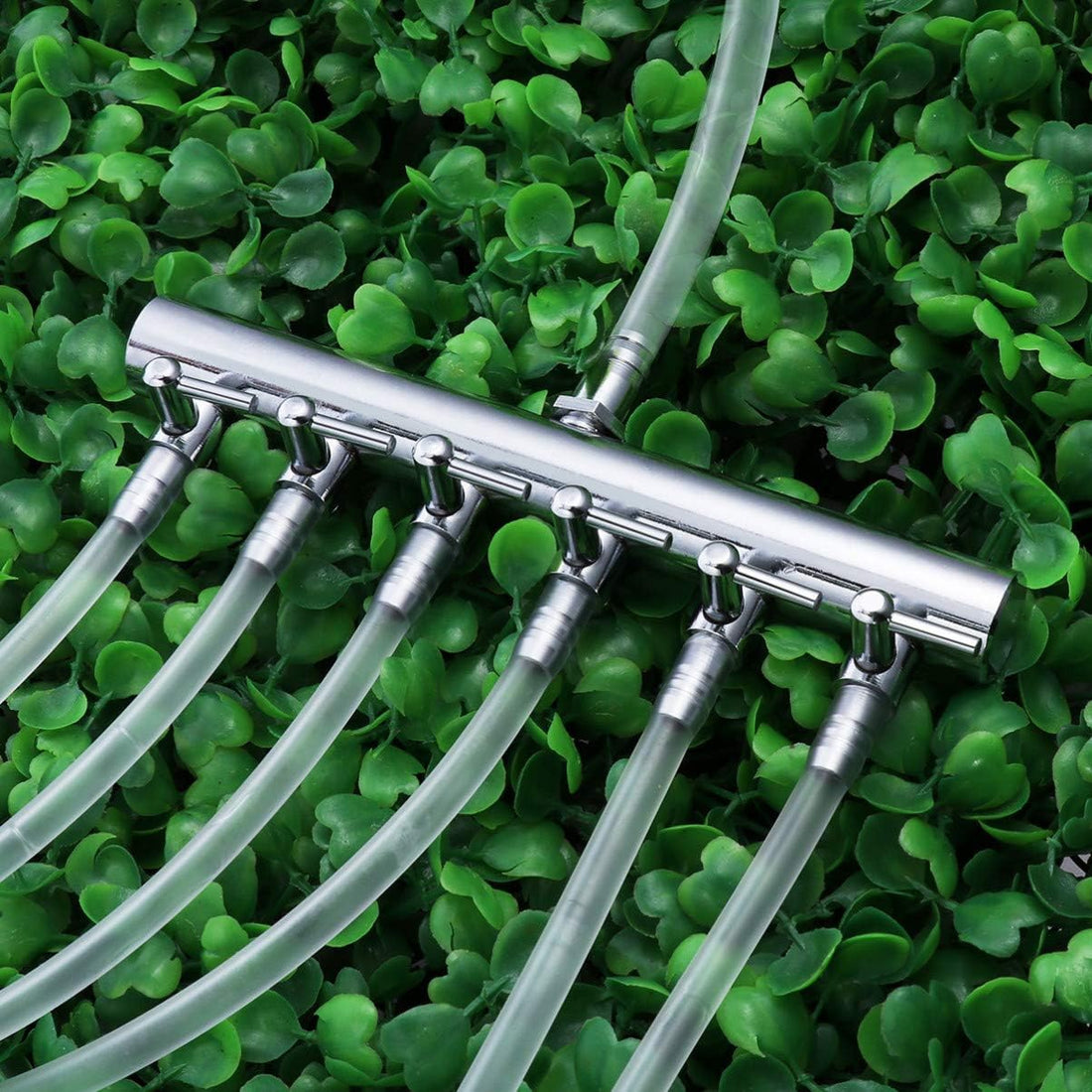 Aquarium 6 Way air Flow Distributor Splitter Steel - 2