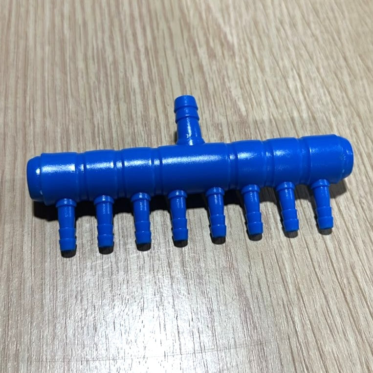 8-Way Air Line Plastic Splitter – Aquarium Aeration Distributor
