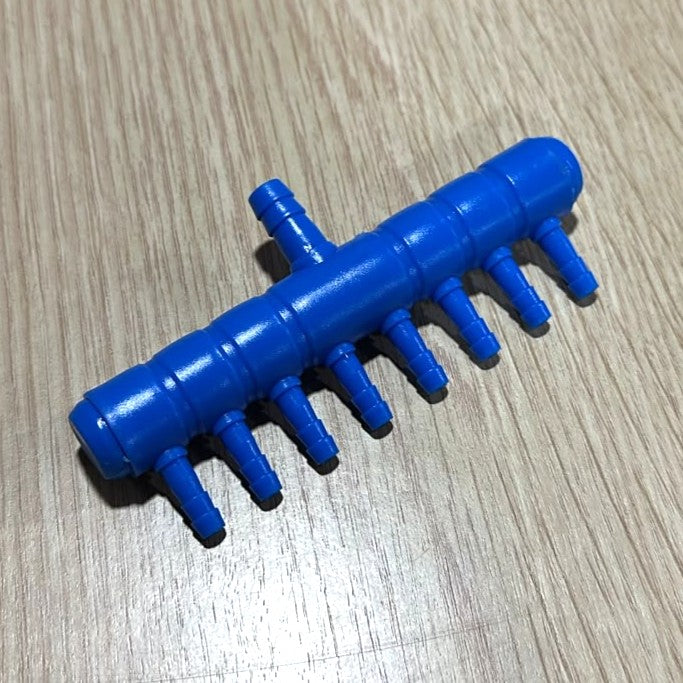 8-Way Air Line Plastic Splitter – Aquarium Aeration Distributor