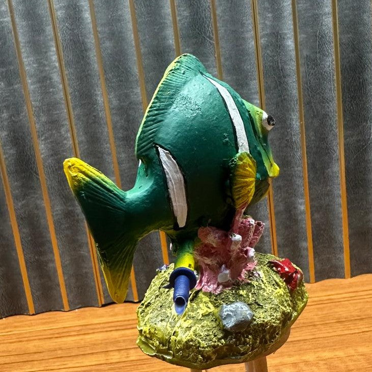Action Fish Resin Aquarium Decoration – Animated Air-Operated Fish Ornament - 4