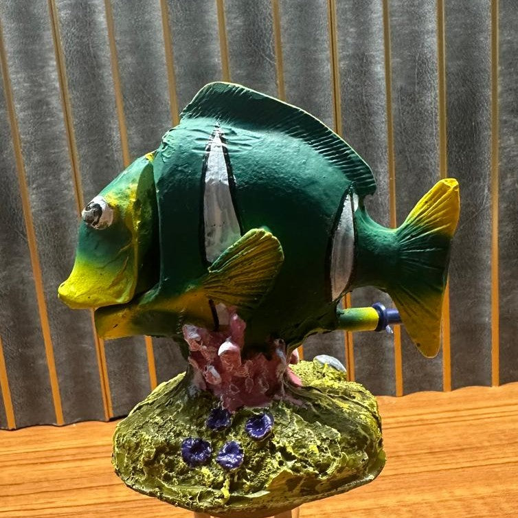 Action Fish Resin Aquarium Decoration – Animated Air-Operated Fish Ornament - 5