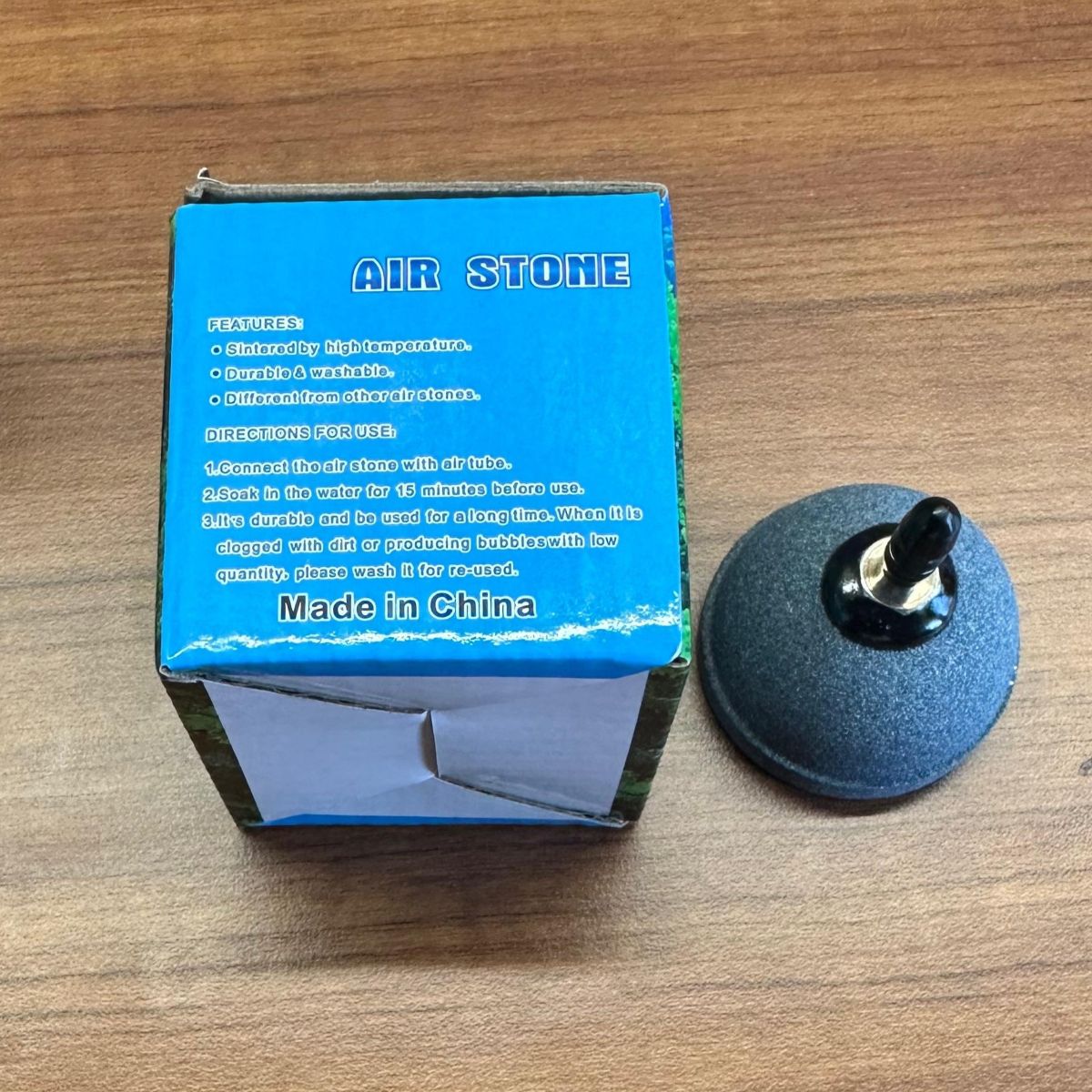 Ying Xin Aquarium Air Stone A20045 - 45x30 mm Carborundum Bubble Diffuser - 3