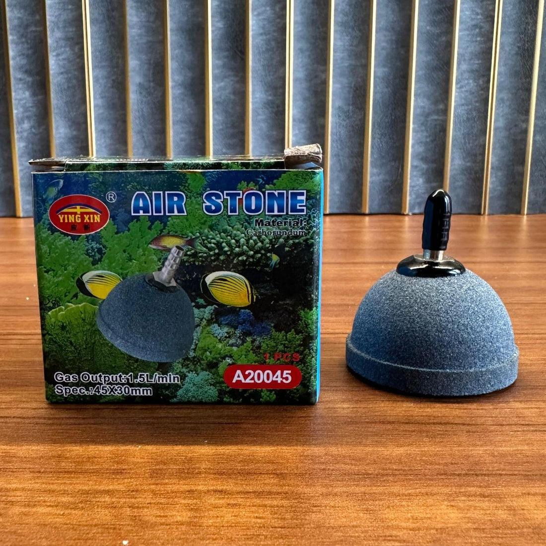 Ying Xin Aquarium Air Stone A20045 - 45x30 mm Carborundum Bubble Diffuser