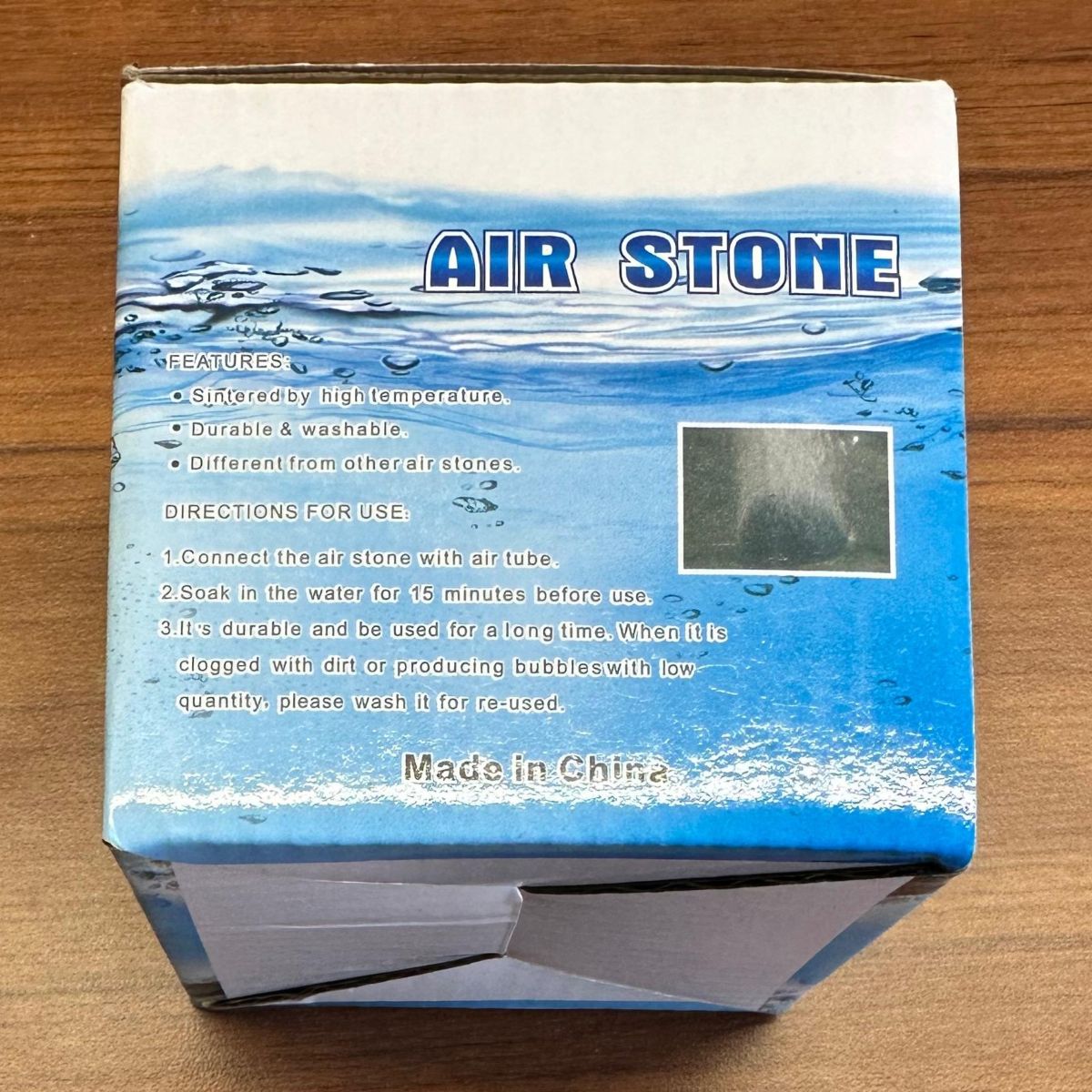 Premium Carborundum Air Stone B-10088 (80x50mm) – High-Output Aquarium Bubbler - 3
