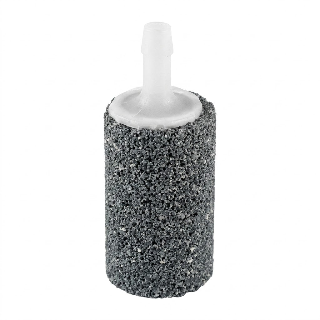 Air Stone 4 x 2 cm Cylinder Import (Black Color)