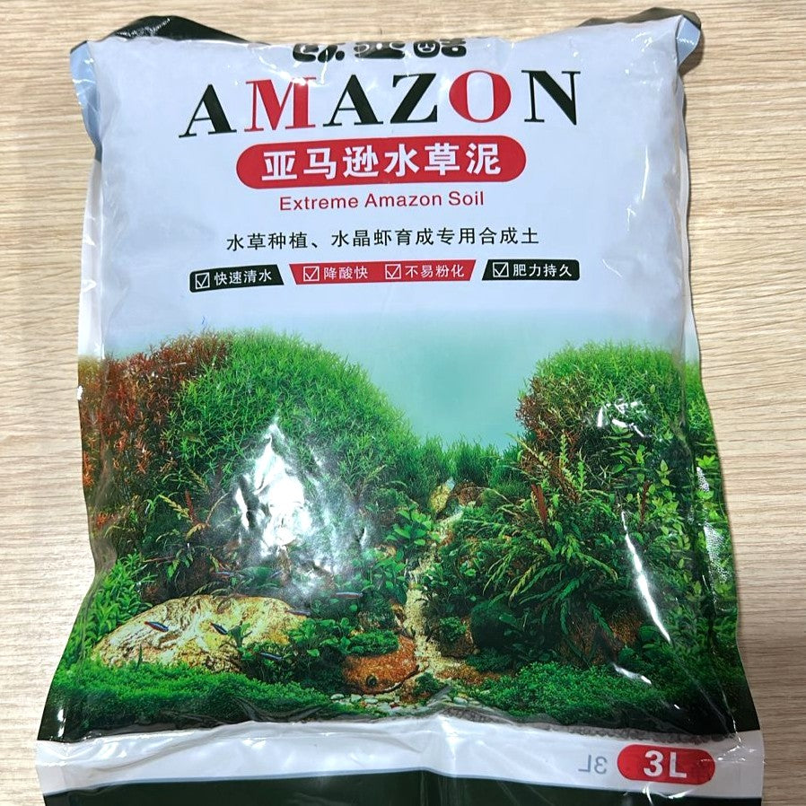 Amazon Soil 3 Liters – Premium Active Substrate for Lush Planted Aquariums