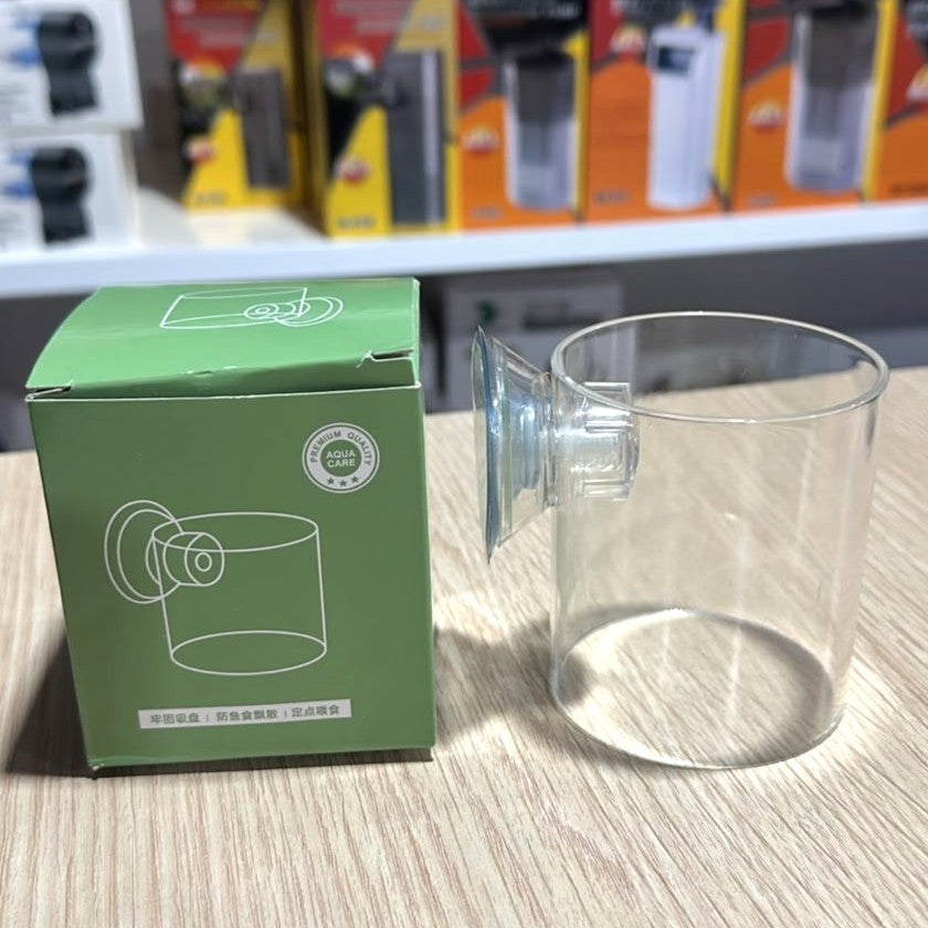Aqua Care Acrylic Transparent Feeding Ring for Aquarium Feeding