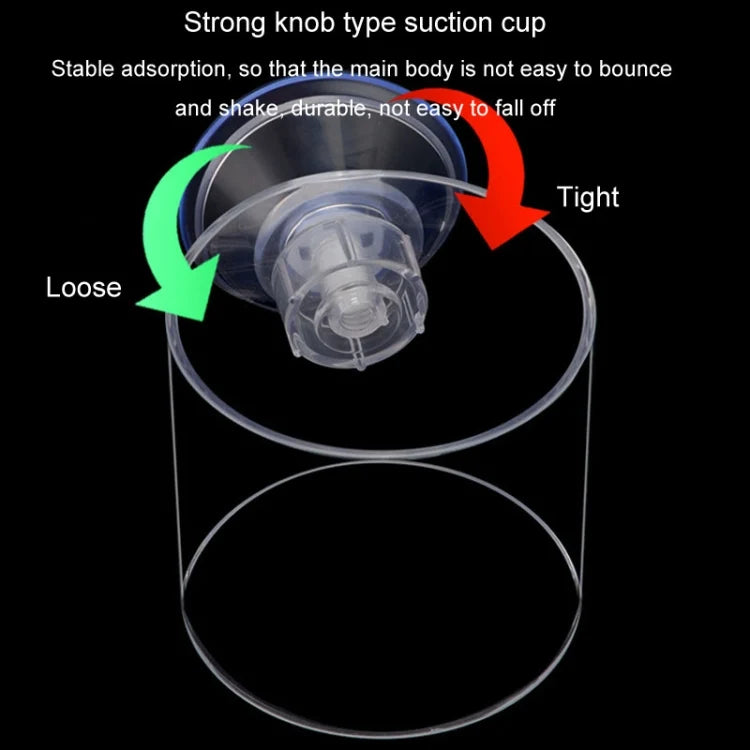 Aqua Care Acrylic Transparent Feeding Ring for Aquarium Feeding