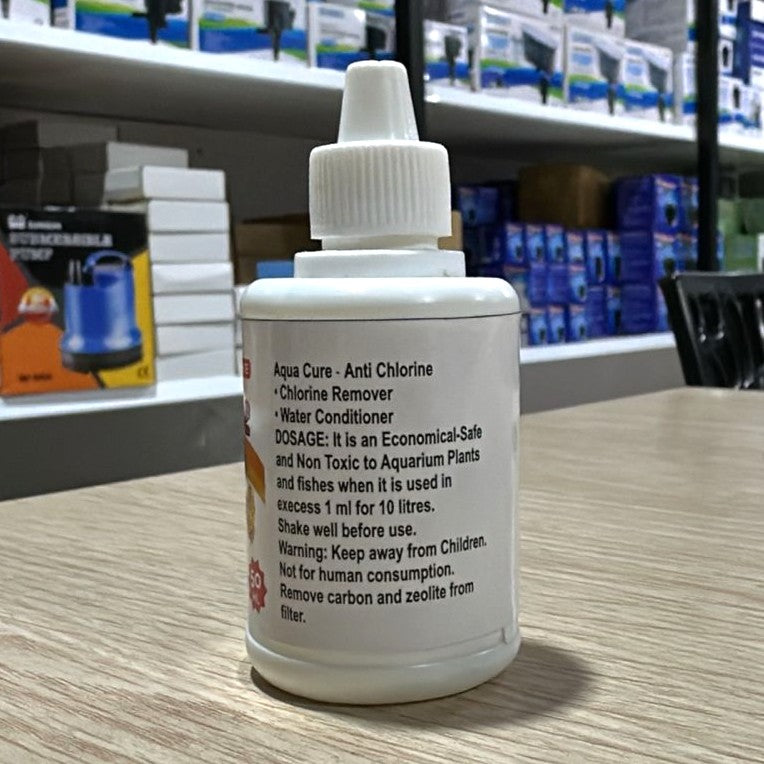 Aqua Cure Anti-Chlorine & Water Conditioner (50 ml)