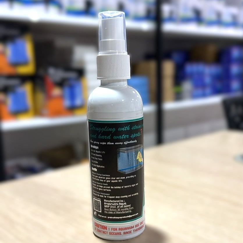 Aqua Glass Cleaner (100 ml) – Premium Aquarium Glass Cleaning Spray