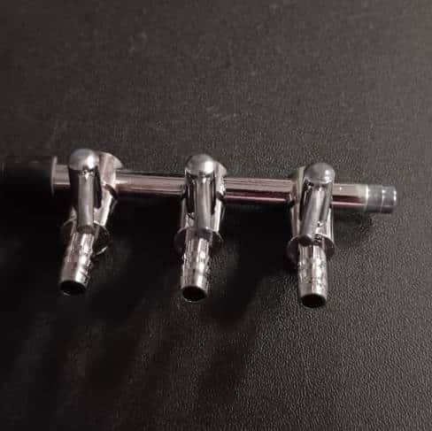 Aquarium 3-Way Air Flow Line Stainless Steel - 5