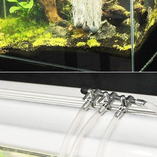 Aquarium 3-Way Air Flow Line Stainless Steel - 2