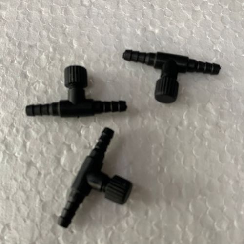 Aquarium Air Control Valve Black Color for 4 mm T Shape - 3