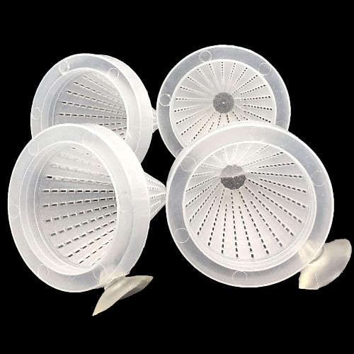 Aquarium Live Worm Feeding Cone Cup - 4