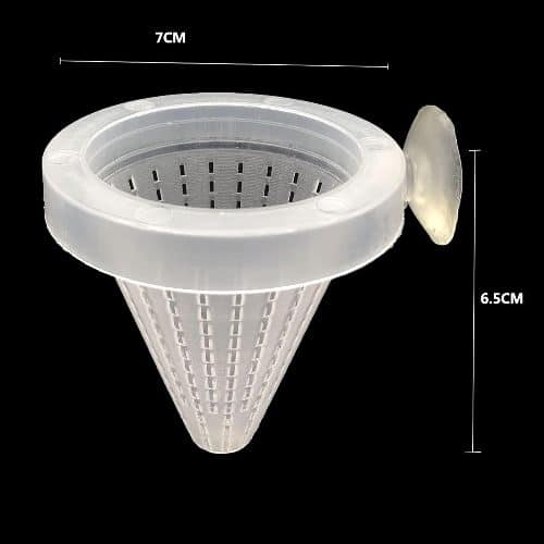 Aquarium Live Worm Feeding Cone Cup - 6