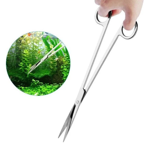 Aquarium Plant Scissor 25 cm Straight Stainless Steel