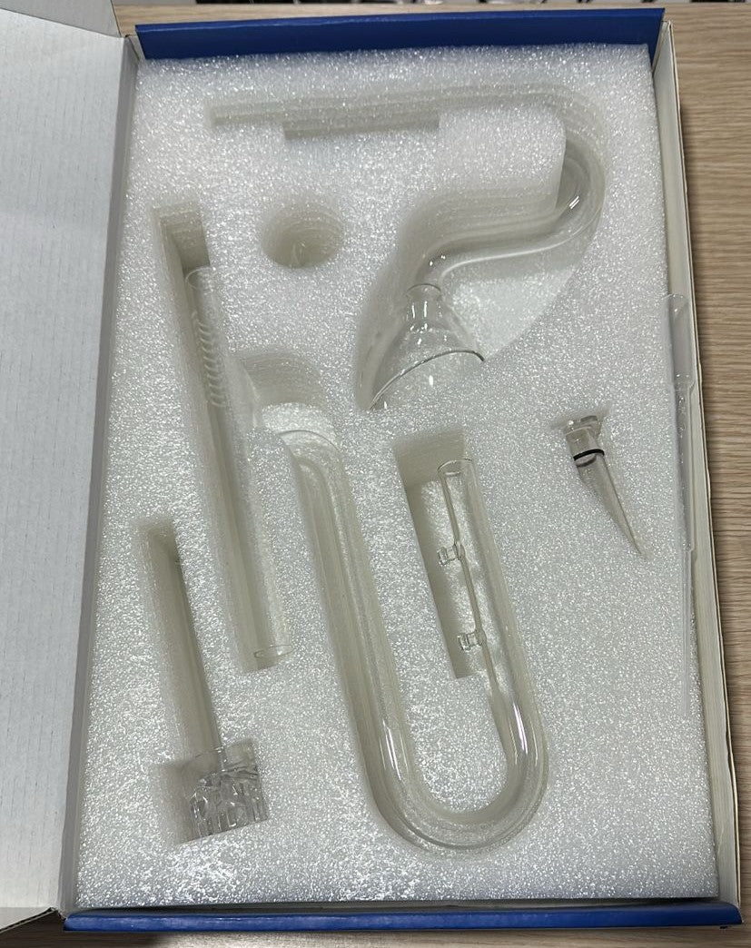 Huan Yu Aquarium Glass Lily Pipe Set with Surface Skimmer (Inlet & Outlet)