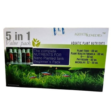 Aquatic Remedies Plant Nutrients 5 in 1 Value Pack for Planted Aquariums