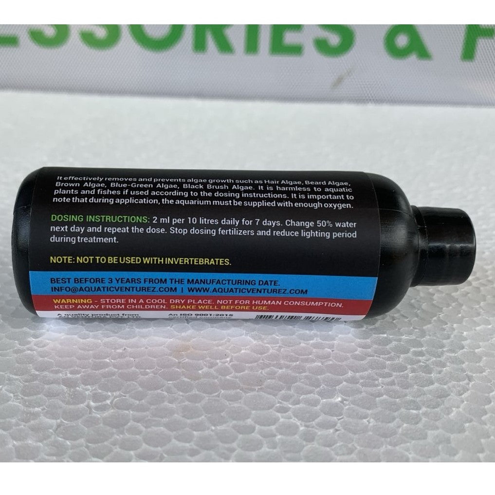 Aquatic Venturez Algaecide for Aquarium Algae Control 120 ml