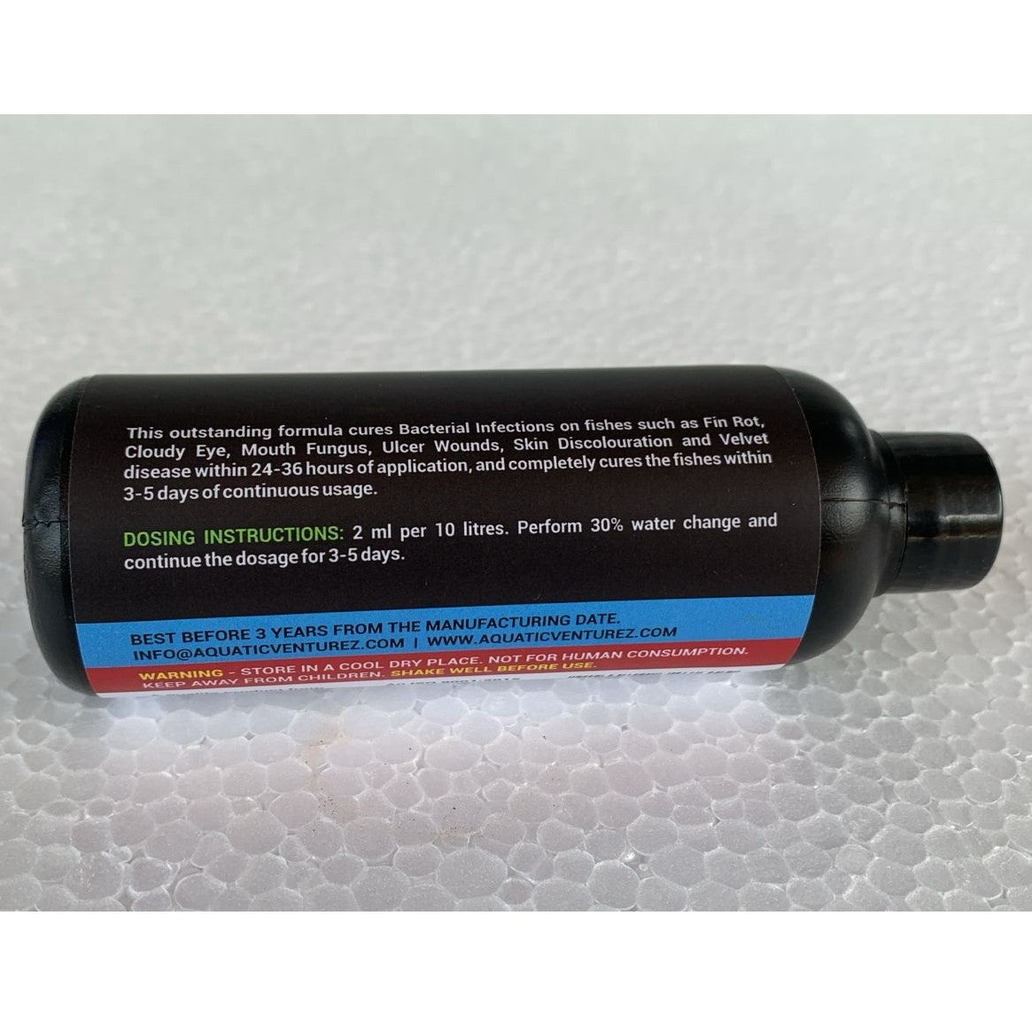 Aquatic Venturez Bacto Cure 120ml Fish Medicine - 4