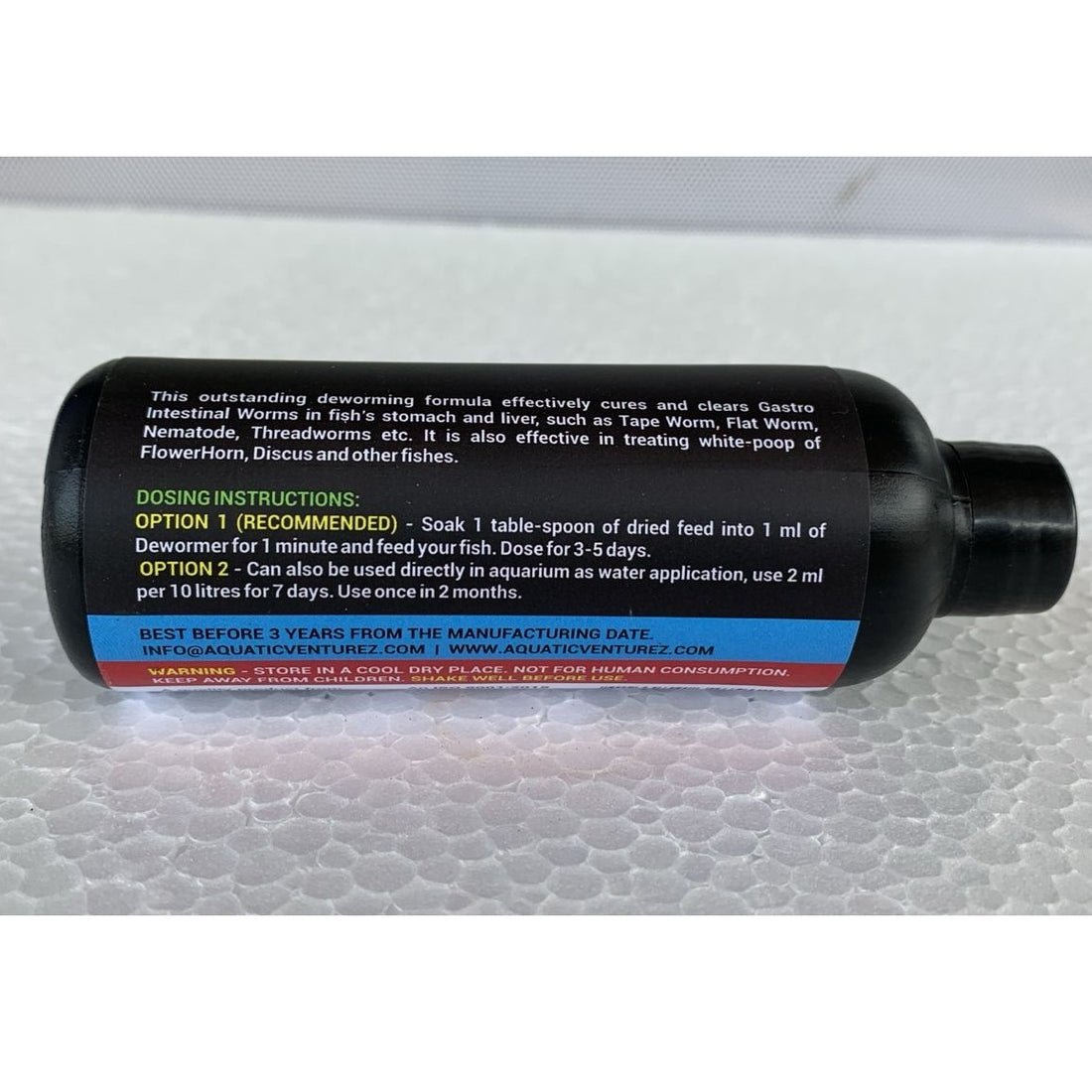 Aquatic Venturez De-wormer 120 ml Fish Medicine