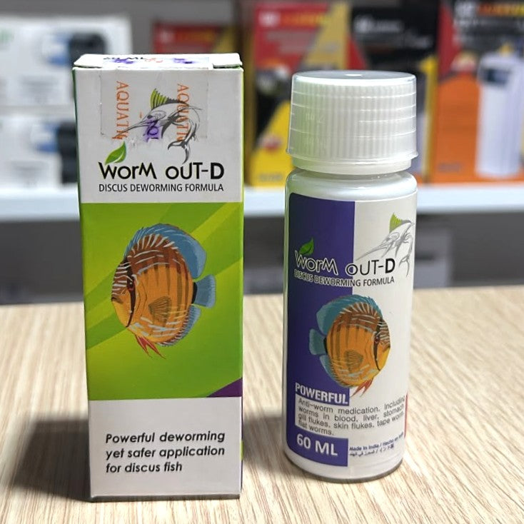 Aquatic Remedies Worm Out-D Discus Deworming Formula (60 ml)