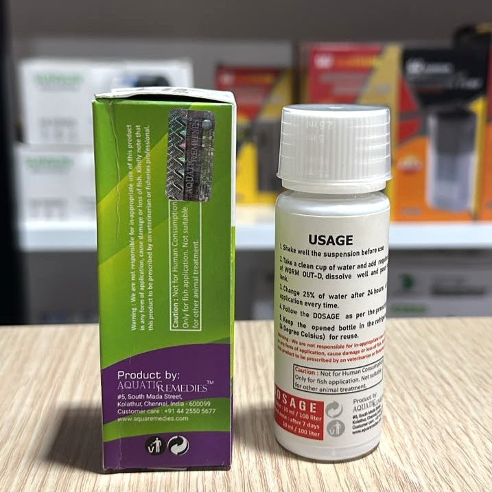 Aquatic Remedies Worm Out-D Discus Deworming Formula (60 ml)