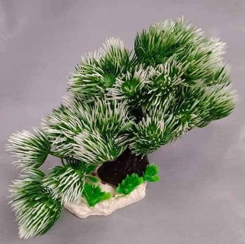 Artificial Plastic Green Plants for Aquarium Decoration No-35 - 3