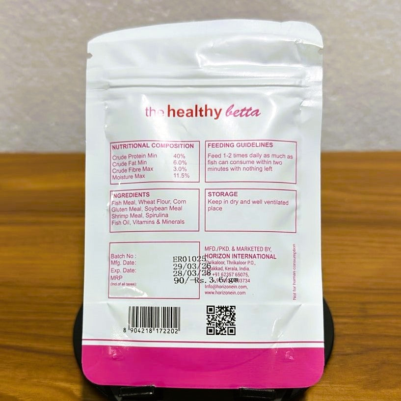 Aura Betta Protein Food (25g) – High-Protein Colour Enhancing Diet