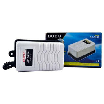 BOYU SC-3500 Air Pump for Aquarium with 1 Outlet for Fish Tanks