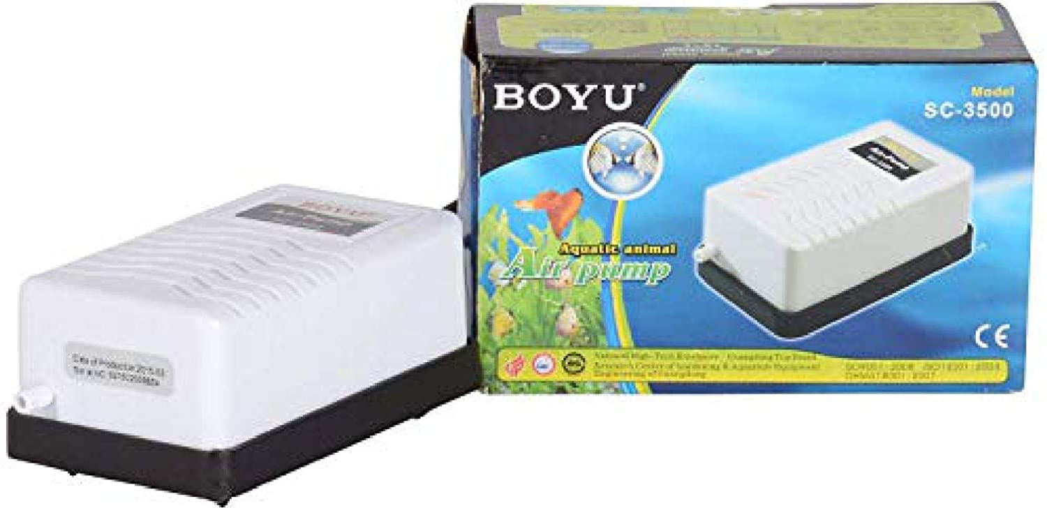 BOYU SC-3500 Air Pump for Aquarium with 1 Outlet for Fish Tanks - 2