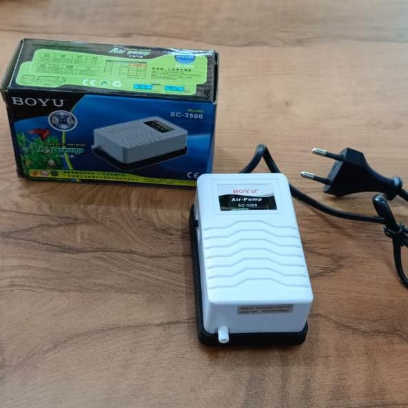 BOYU SC-3500 Air Pump for Aquarium with 1 Outlet for Fish Tanks - 5