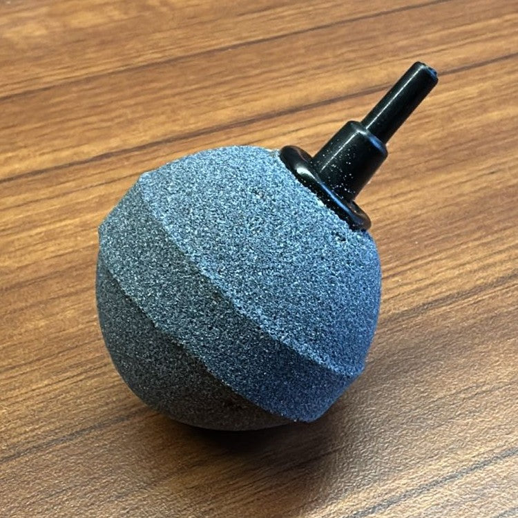 Round Ball Aquarium Air Stone with Plastic Nozzle (Size - 5cm) - 2