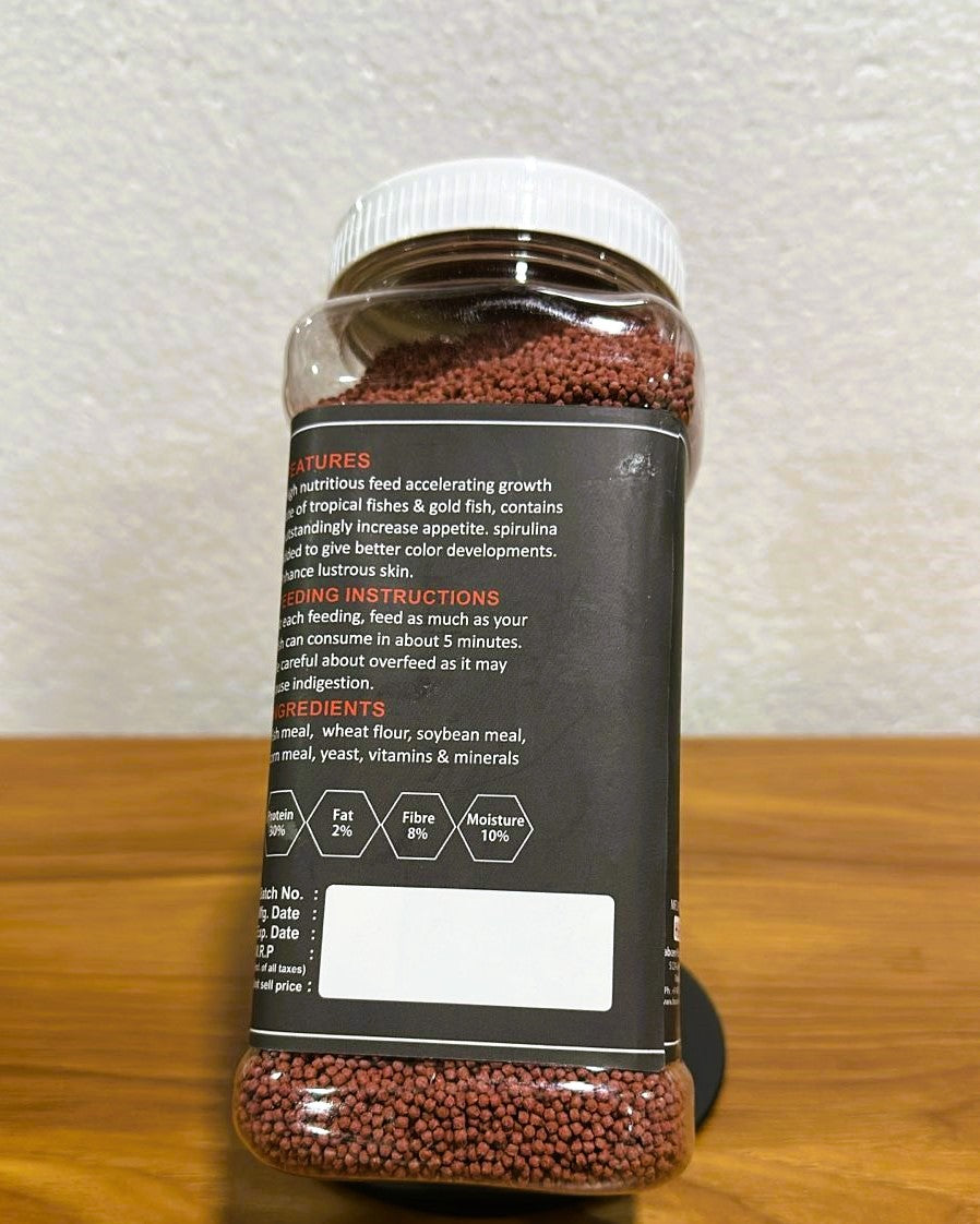 Basic Tropical Fish Pellets (400g) – Probiotic Formula for All Aquarium Fish